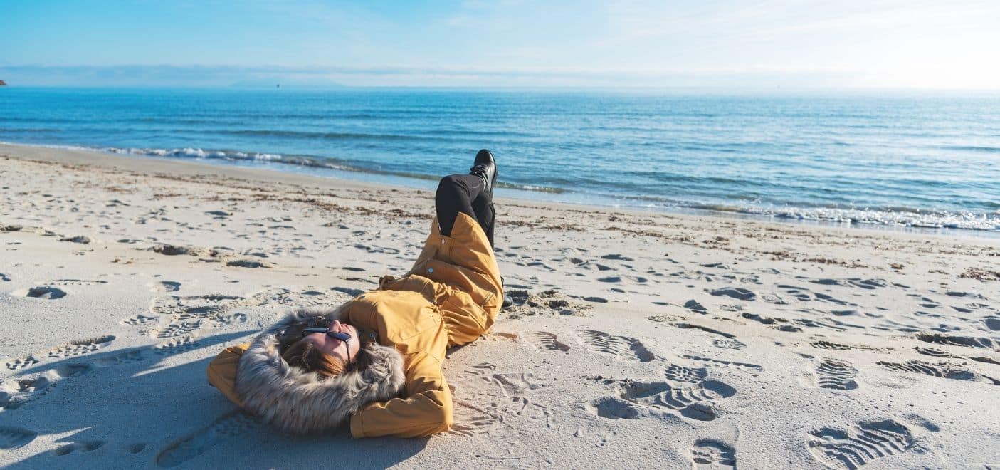 Le bord de mer en hors saison