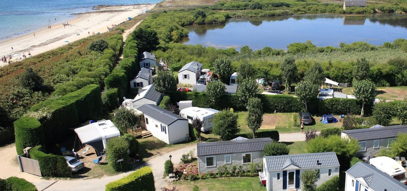 camping de la plage trinite acces direct a la plage les pieds dans leau