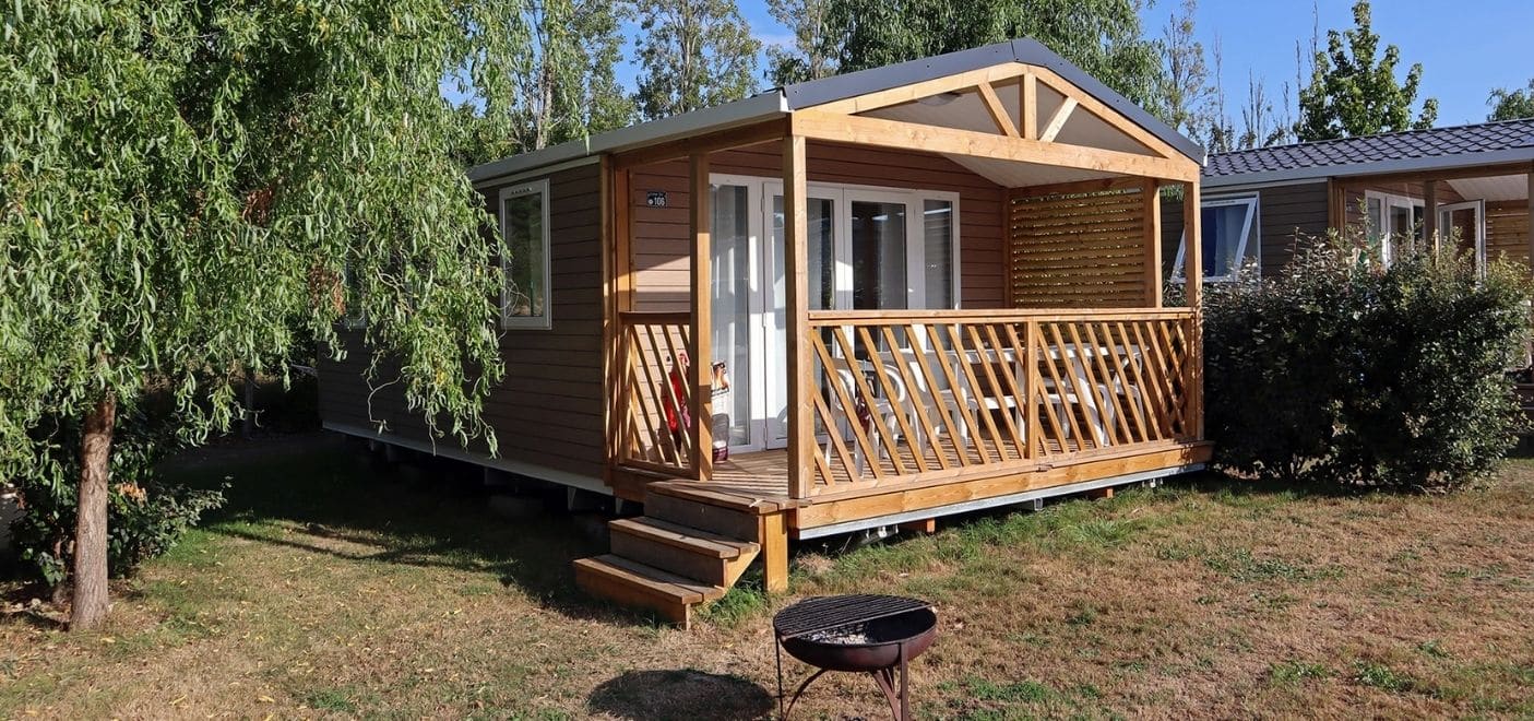 camping ker eden chalet les pieds dans leau