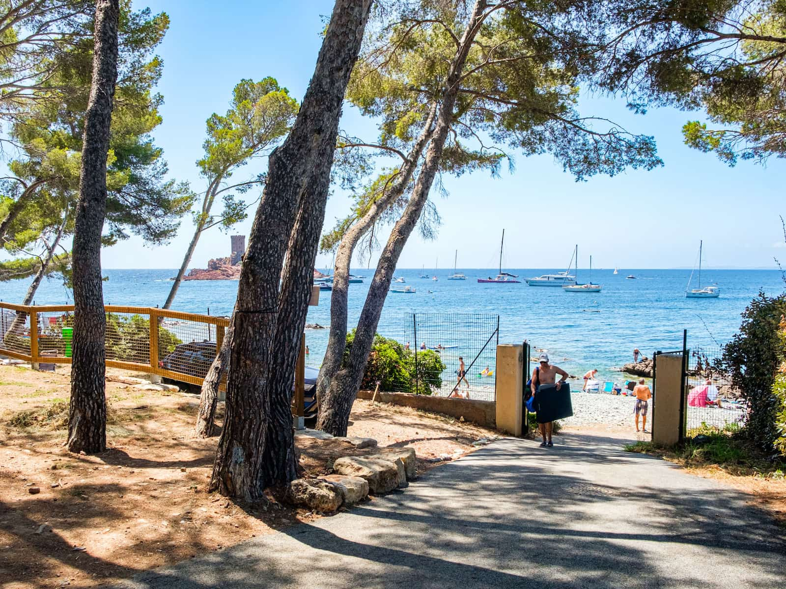 camping plage du dramont les pieds dans leau zone de baignade