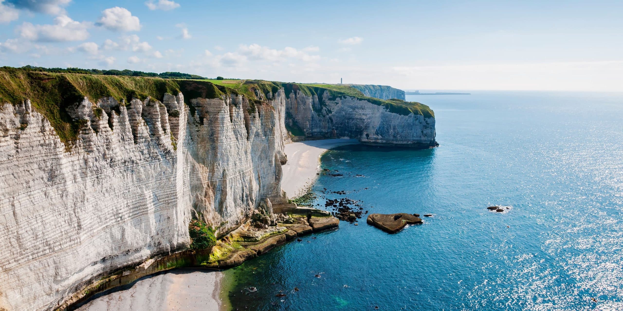 Normandie en camping en bord de mer